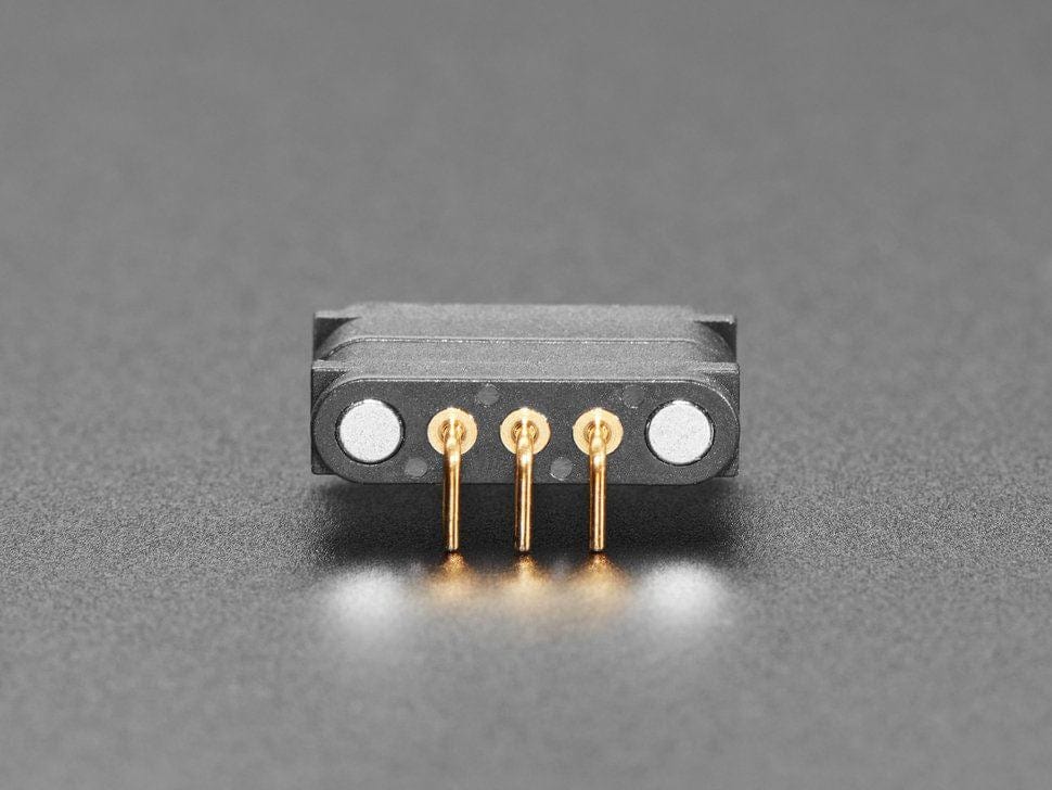 DIY Magnetic Connector - Right Angle Three Contact Pins by The Pi Hut - The Pi Hut