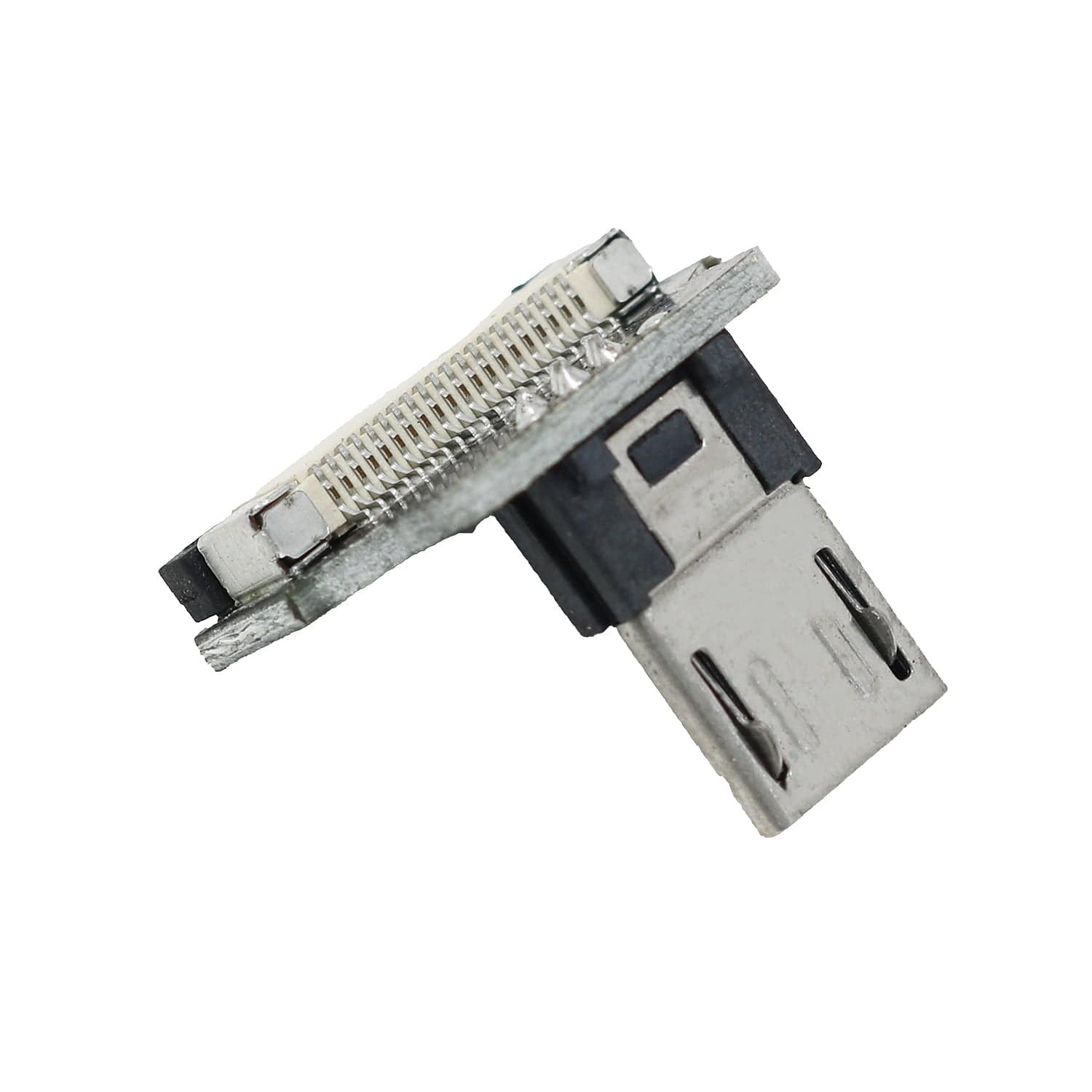 DIY USB Cable Parts - Right Angle Micro USB Plug Up by The Pi Hut - The Pi Hut