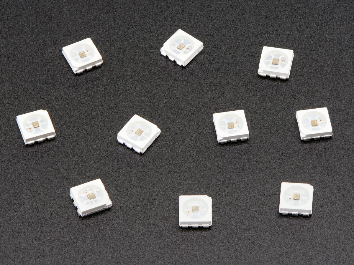 DotStar Addressable 5050 RGB LED w/ Integrated Driver - 10 Pack (SK9822) by The Pi Hut - The Pi Hut