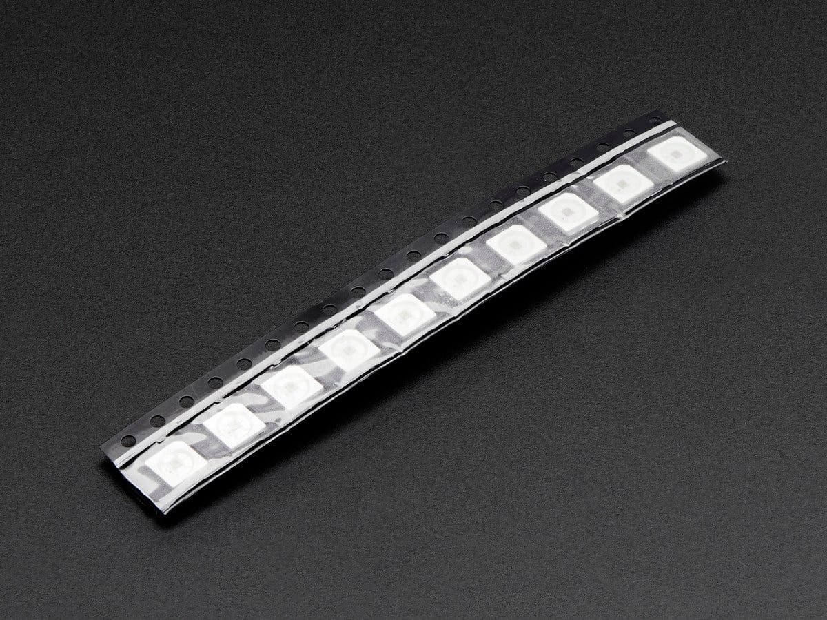 DotStar Addressable 5050 RGB LED w/ Integrated Driver - 10 Pack (SK9822) by The Pi Hut - The Pi Hut
