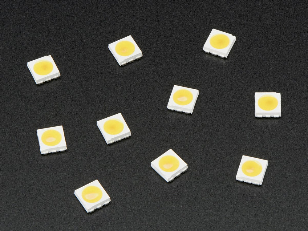 DotStar Addressable 5050 Warm White LED w/Integrated Driver Chip (10 Pack ~3000K) by The Pi Hut - The Pi Hut