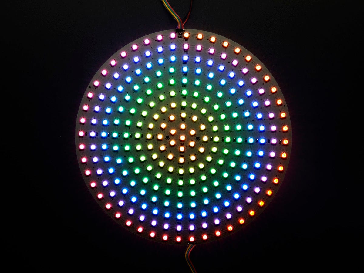 DotStar RGB LED Disk - 240mm diameter - The Pi Hut