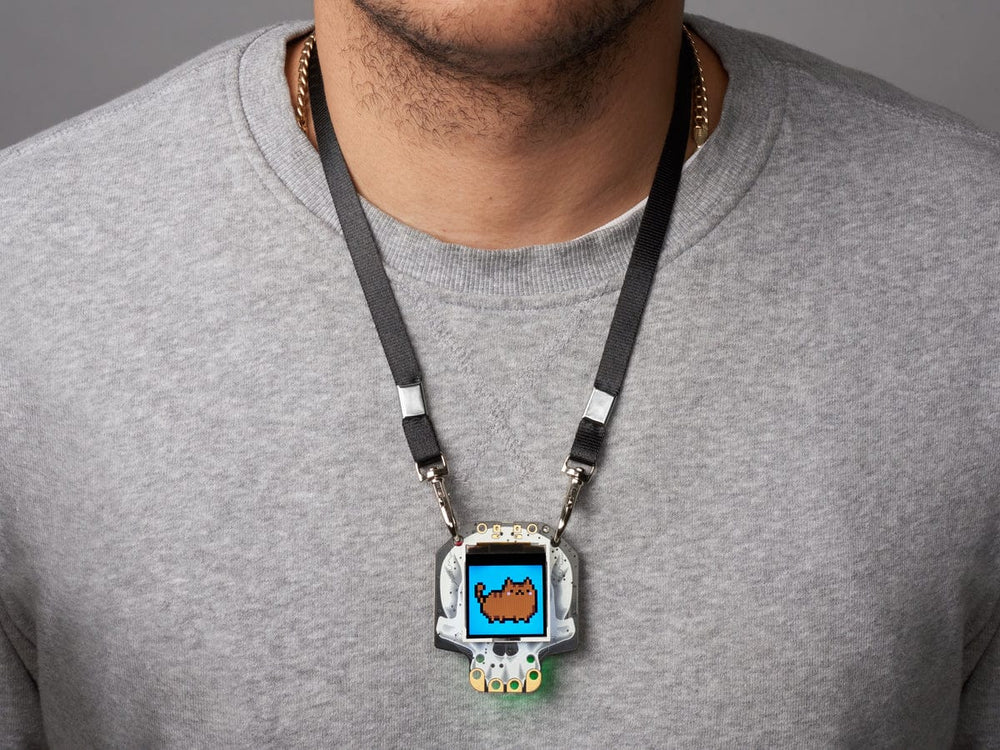 Double-Hook Lanyard in Adafruit Black by Adafruit - The Pi Hut