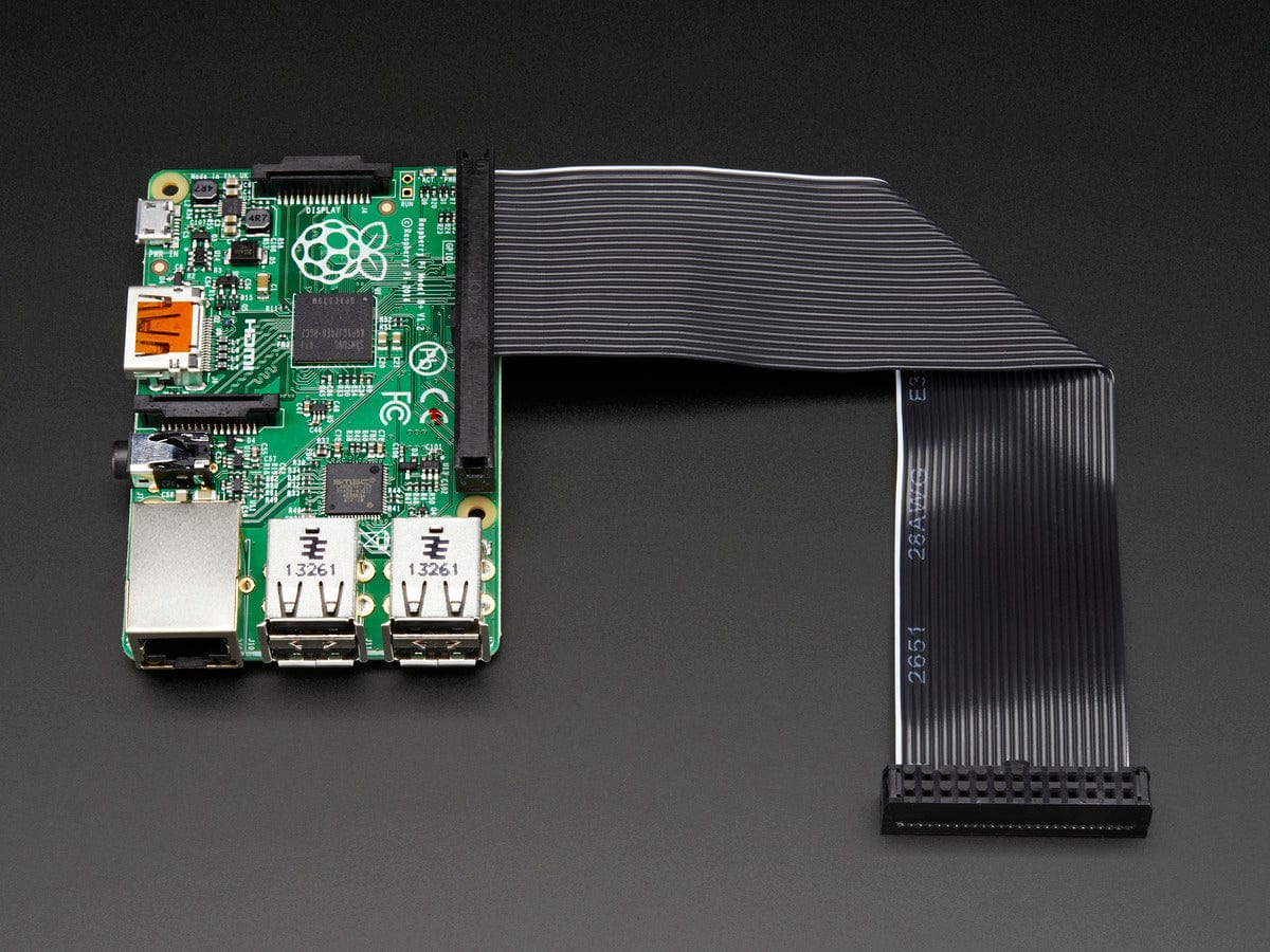 Downgrade GPIO Ribbon Cable - 40-pin to 26-pin by The Pi Hut - The Pi Hut