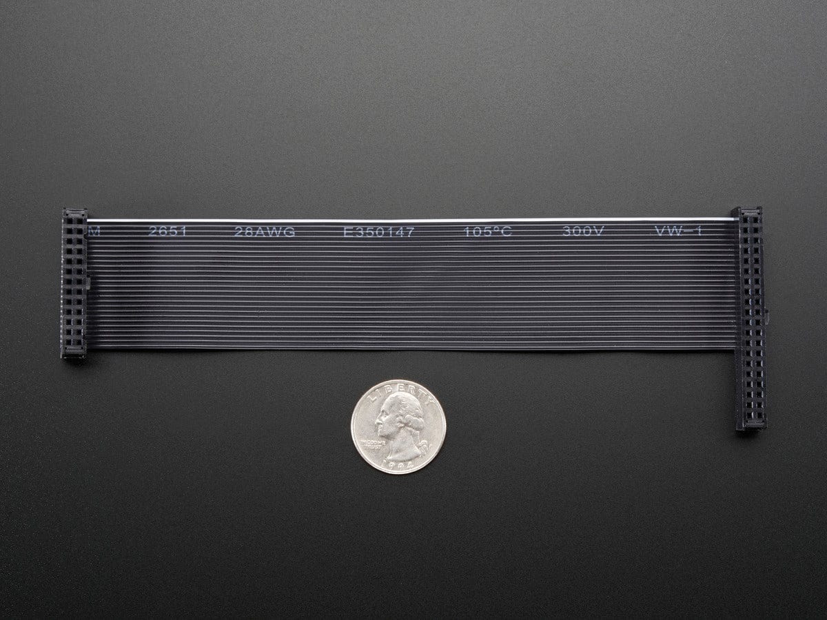 Downgrade GPIO Ribbon Cable - 40-pin to 26-pin by The Pi Hut - The Pi Hut