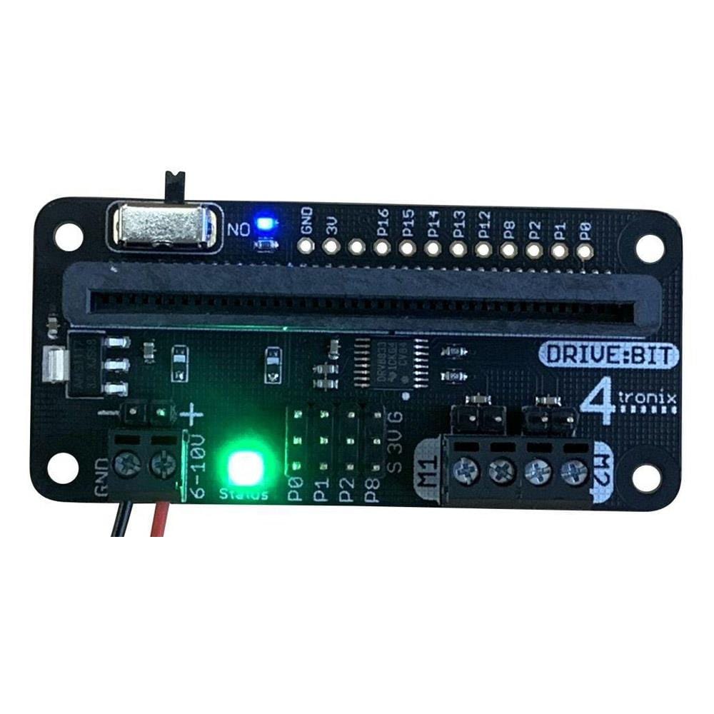 Drive:Bit Motor Controller for the Micro:Bit by 4tronix - The Pi Hut