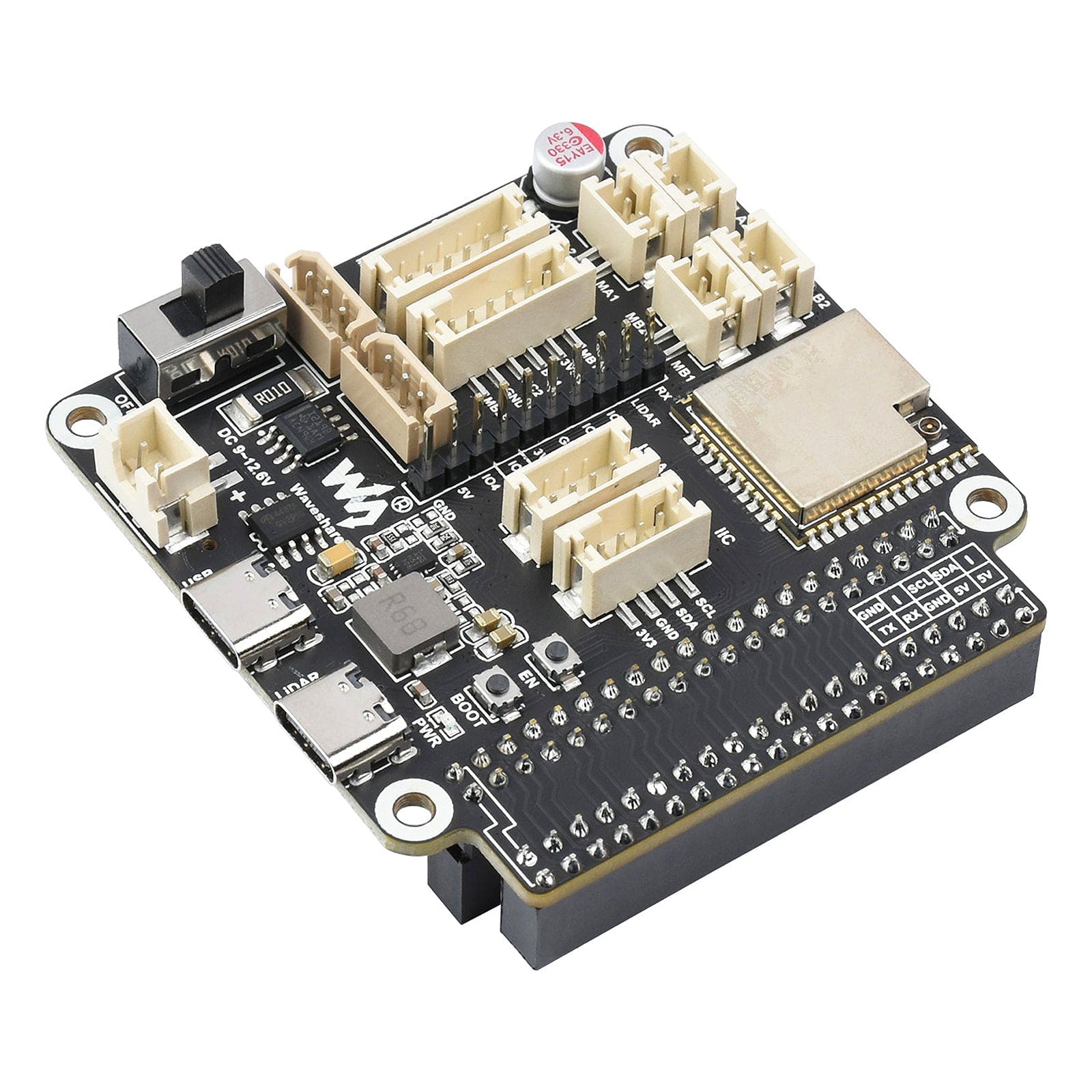 ESP32 Robotics Driver Board by Waveshare - The Pi Hut