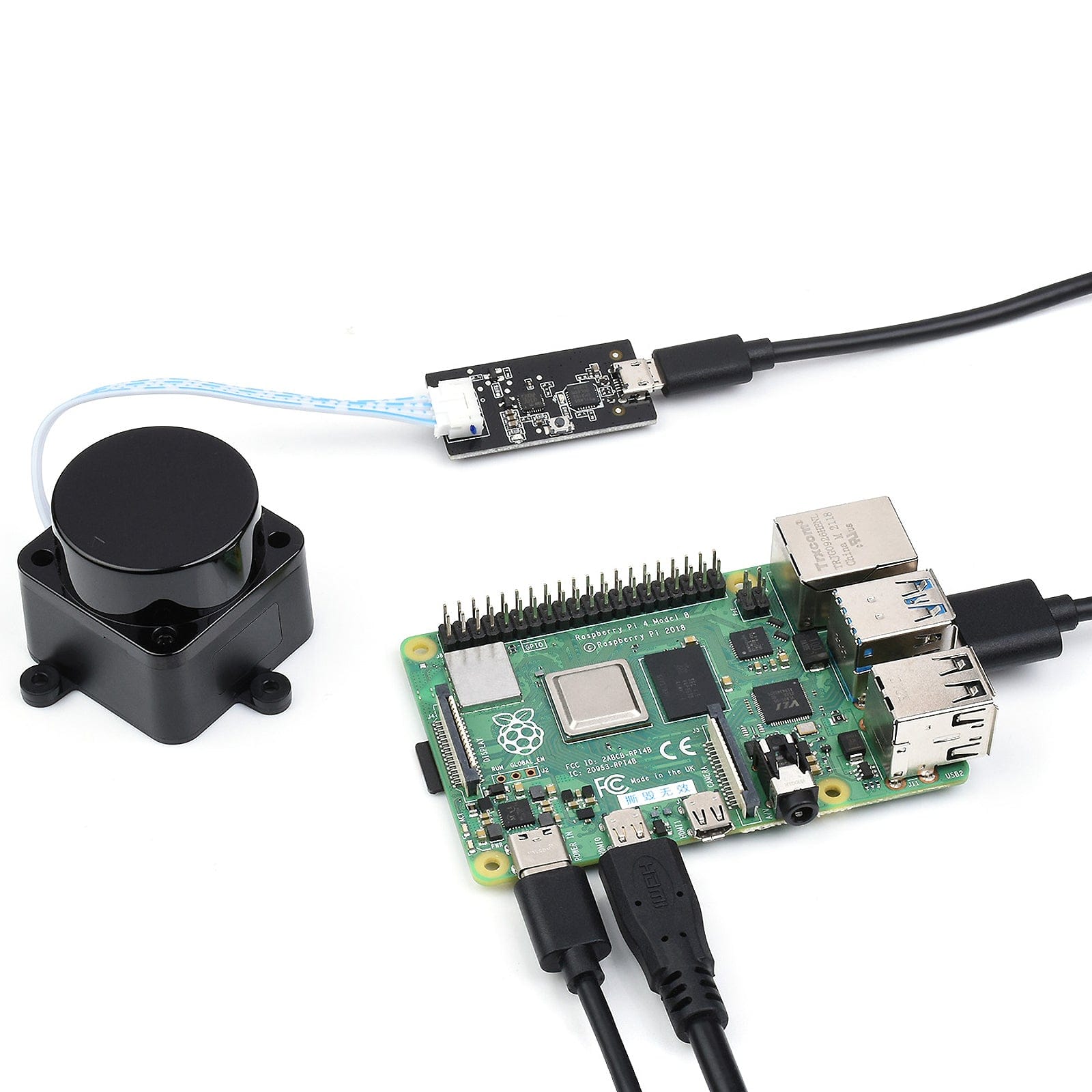 DTOF Laser Ranging Sensor (LD19) by Waveshare - The Pi Hut