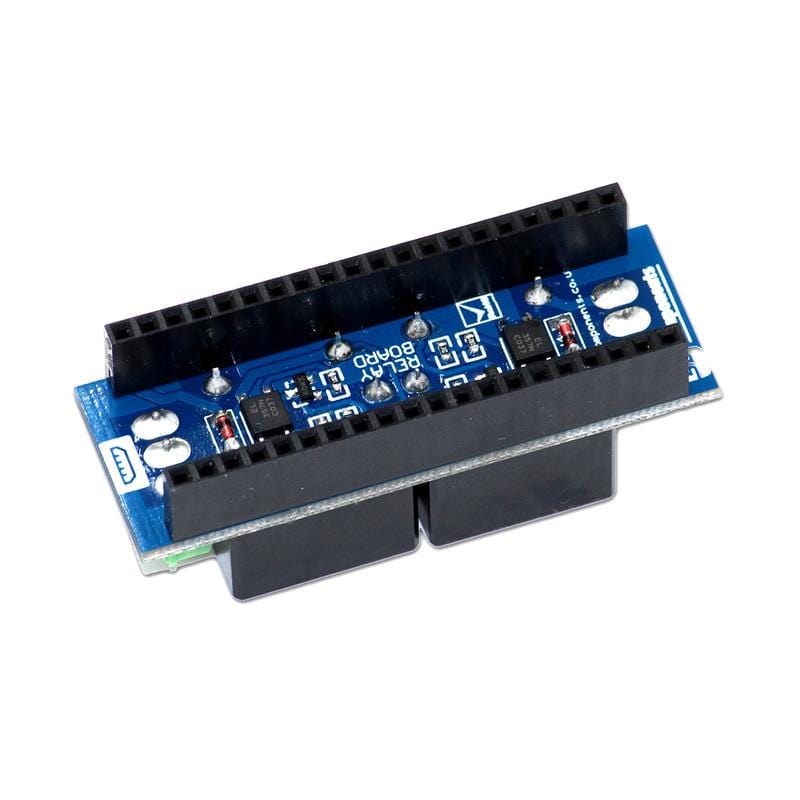 Dual Channel Relay HAT for Raspberry Pi Pico by SBC - The Pi Hut