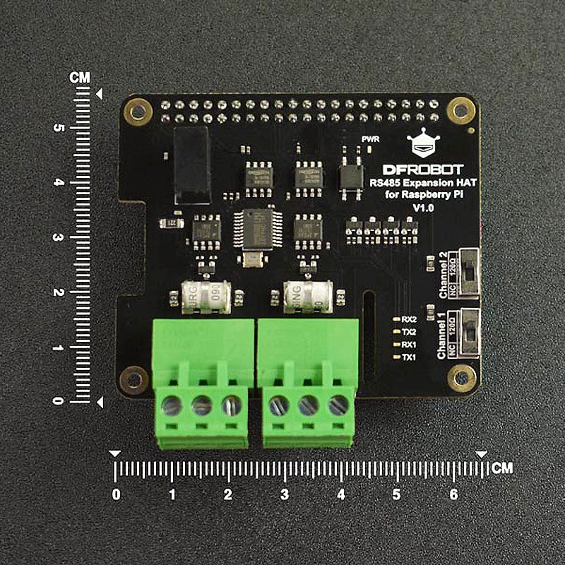 Dual-channel RS485 Expansion HAT for Raspberry Pi by DFRobot - The Pi Hut