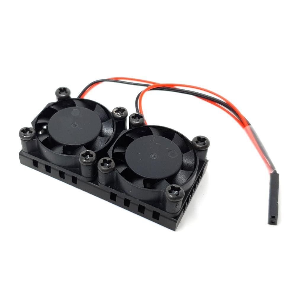 Dual Fan Heatsink for Raspberry Pi by The Pi Hut - The Pi Hut