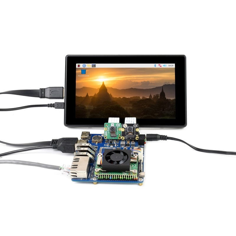 Dual Gigabit Ethernet Base Board for Raspberry Pi Compute Module 4 by Waveshare - The Pi Hut