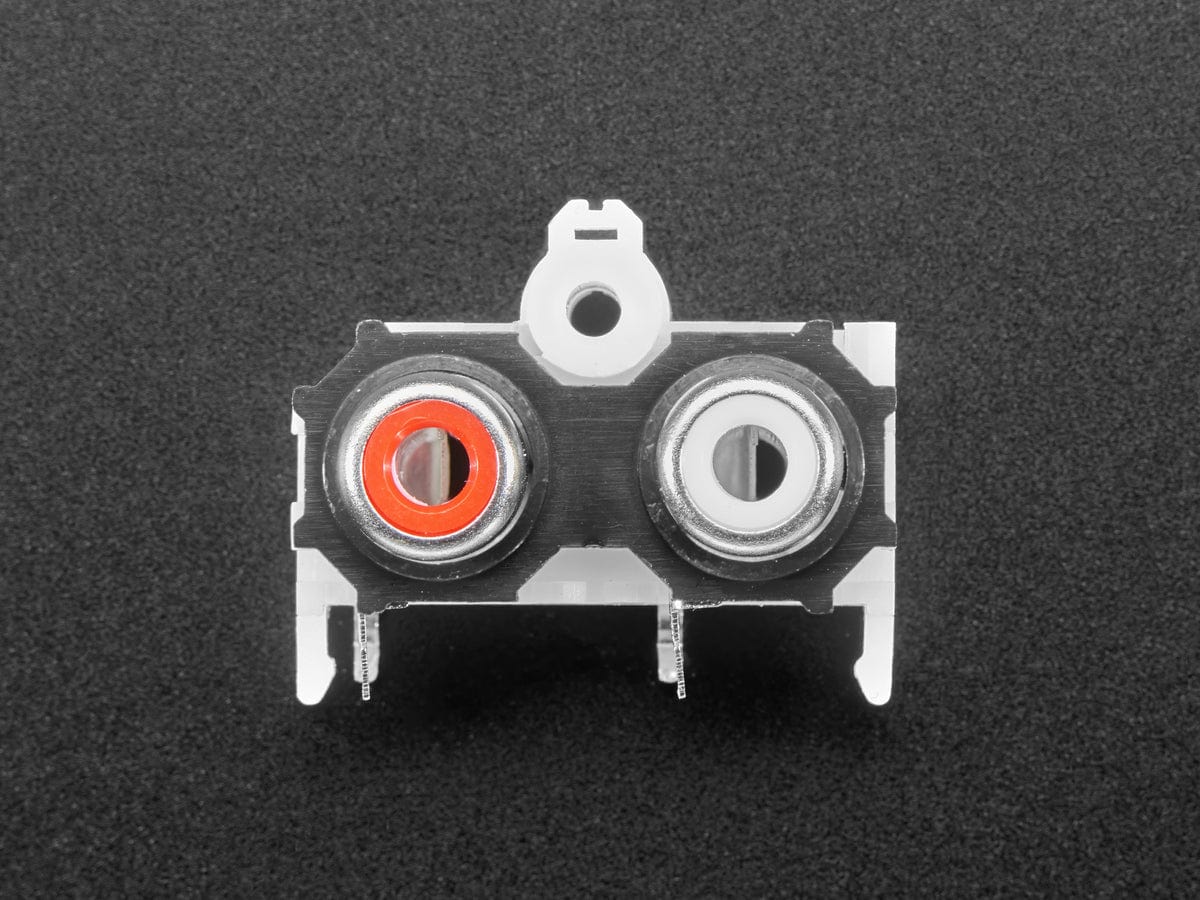 Dual RCA Jack for Adafruit I2S Audio Bonnet by The Pi Hut - The Pi Hut