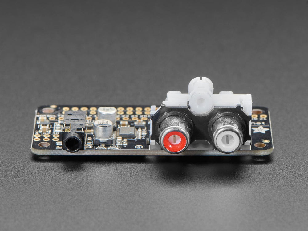 Dual RCA Jack for Adafruit I2S Audio Bonnet by The Pi Hut - The Pi Hut