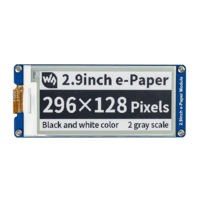 E-Ink Display Module - 2.9" (296x128) by Waveshare - The Pi Hut