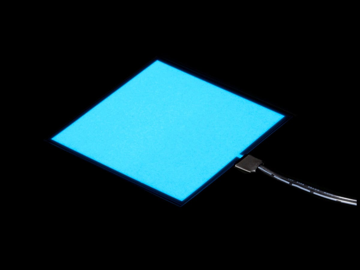 Electroluminescent (EL) Panel - 10cm x 10cm White by The Pi Hut - The Pi Hut