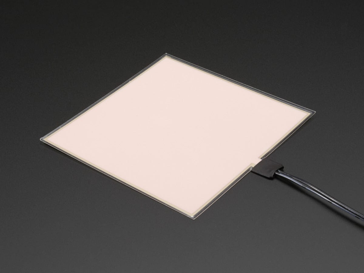 Electroluminescent (EL) Panel - 10cm x 10cm White by The Pi Hut - The Pi Hut