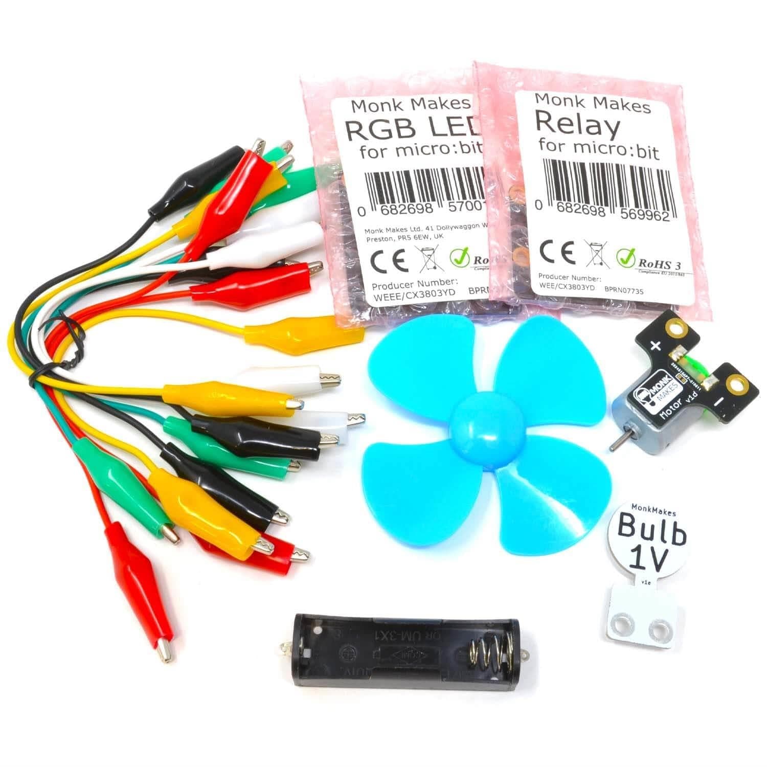 Electronics Kit 2 for micro:bit by Monk Makes - The Pi Hut