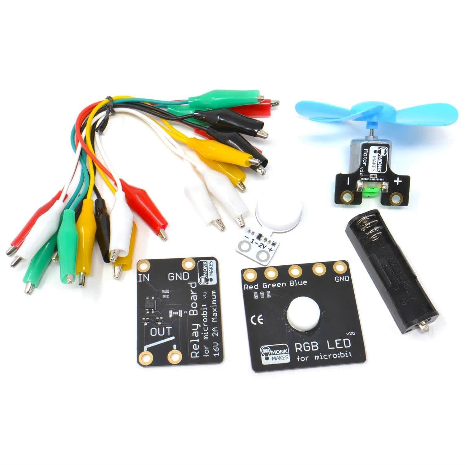 Electronics Kit 2 for micro:bit by Monk Makes - The Pi Hut