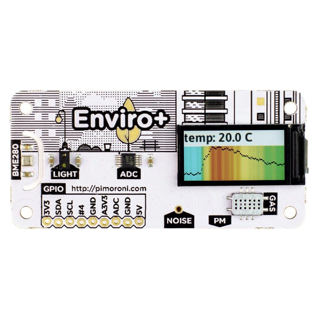 Enviro + Air Quality for Raspberry Pi by Pimoroni - The Pi Hut