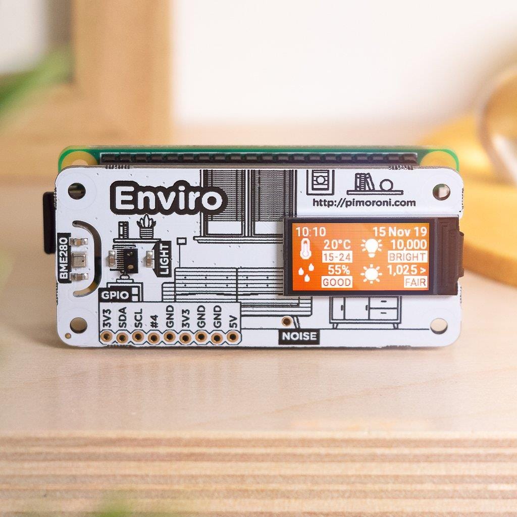 Enviro for Raspberry Pi by Pimoroni - The Pi Hut