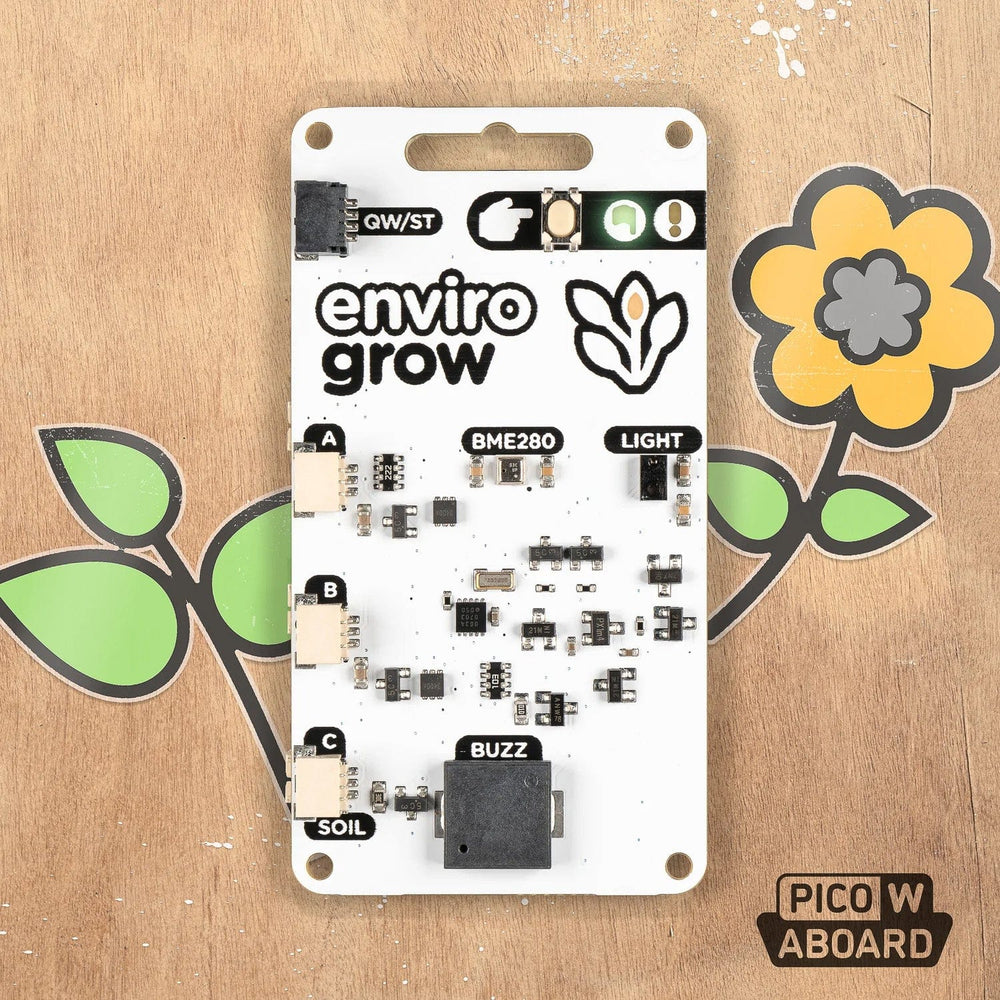 Enviro Grow (Pico W Aboard) by Pimoroni - The Pi Hut