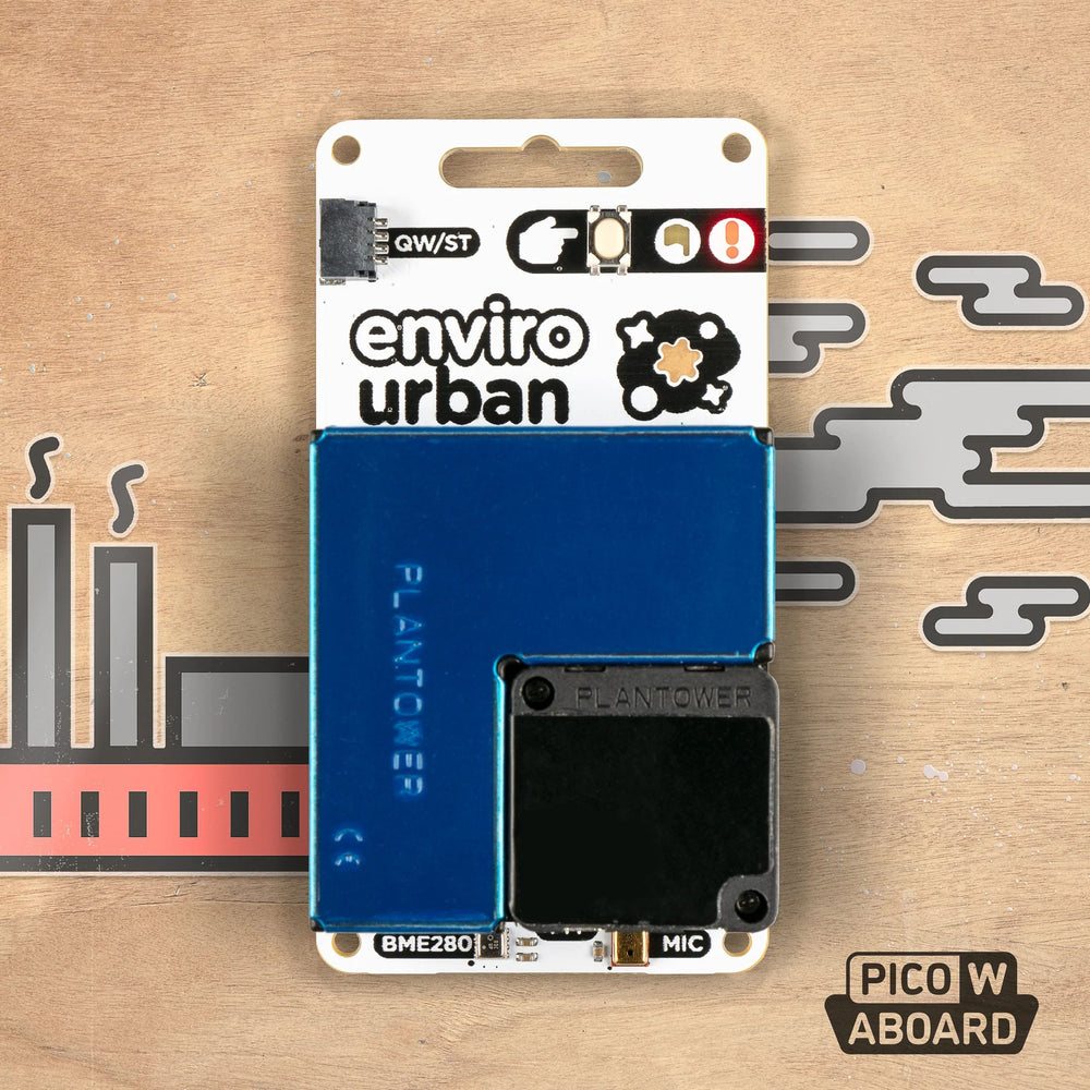 Enviro Urban (Pico W Aboard) by Pimoroni - The Pi Hut