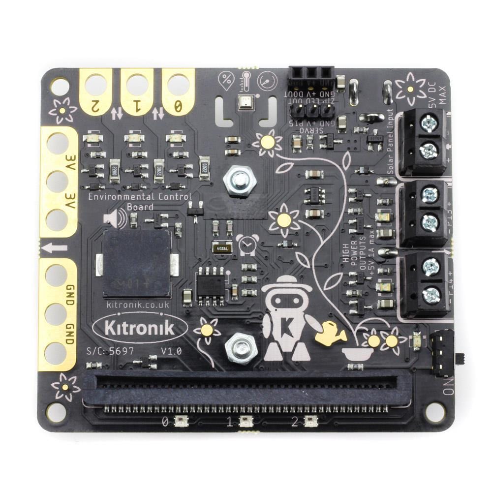Environmental Control Board for BBC micro:bit by Kitronik - The Pi Hut