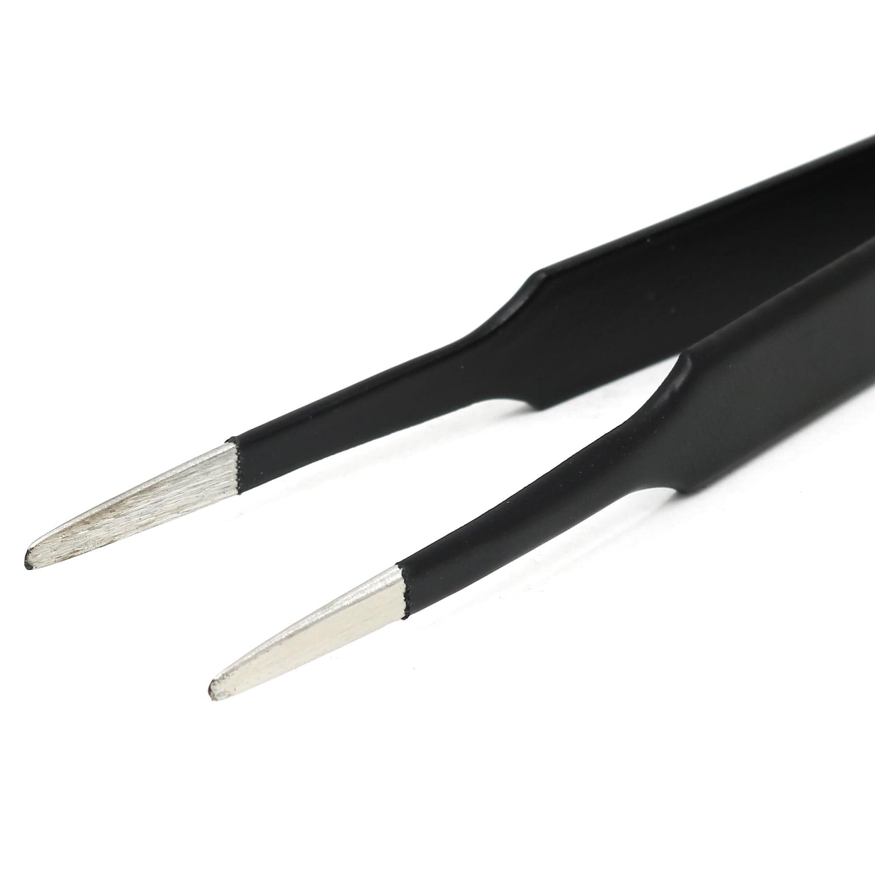 ESD-safe Blunt Tip Square Edge Tweezers - 120mm by The Pi Hut - The Pi Hut