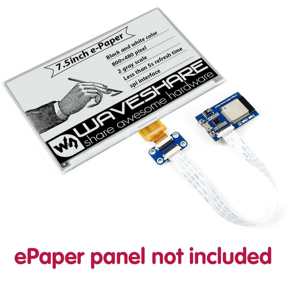 ESP32 Universal e-Paper Driver Board by Waveshare - The Pi Hut