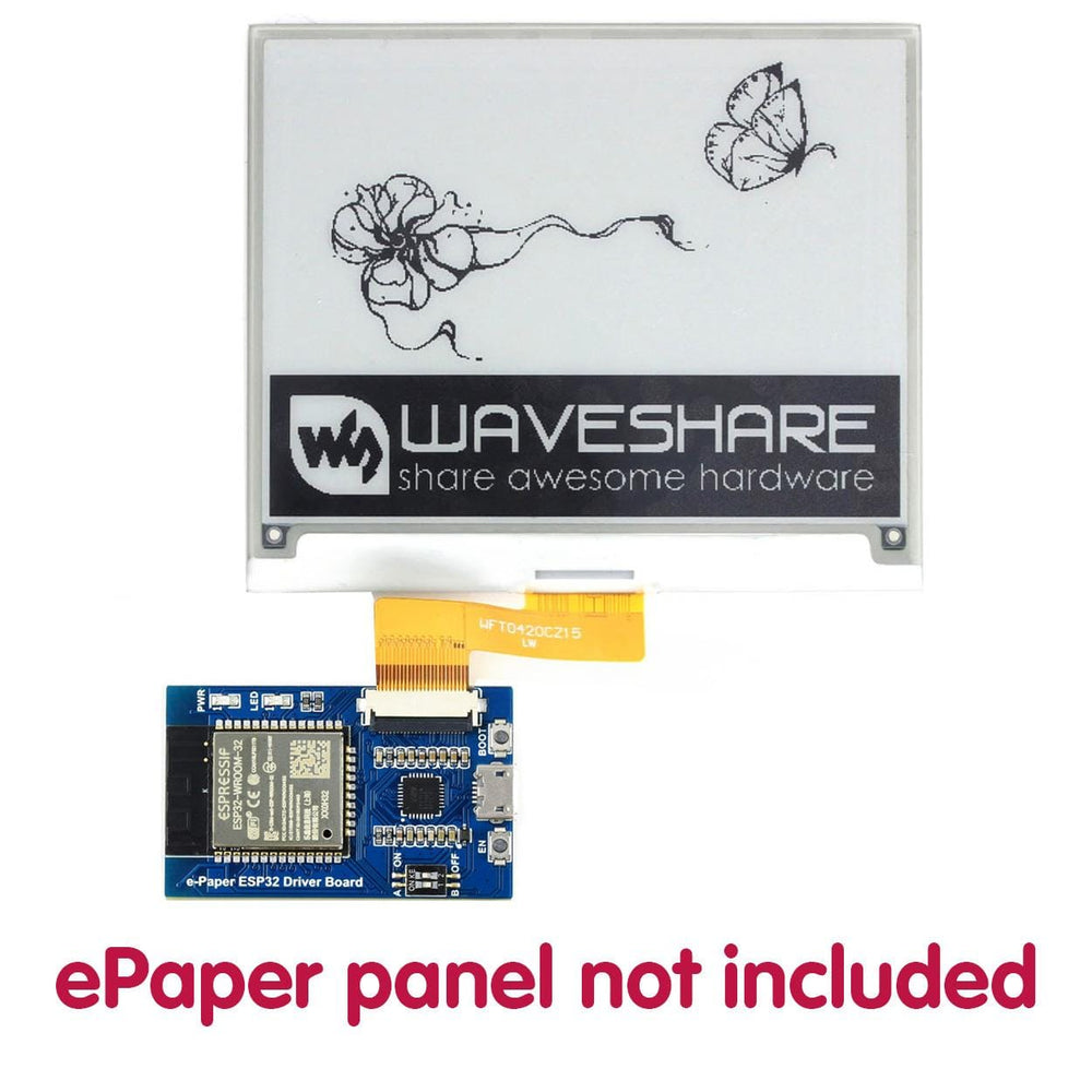 ESP32 Universal e-Paper Driver Board by Waveshare - The Pi Hut