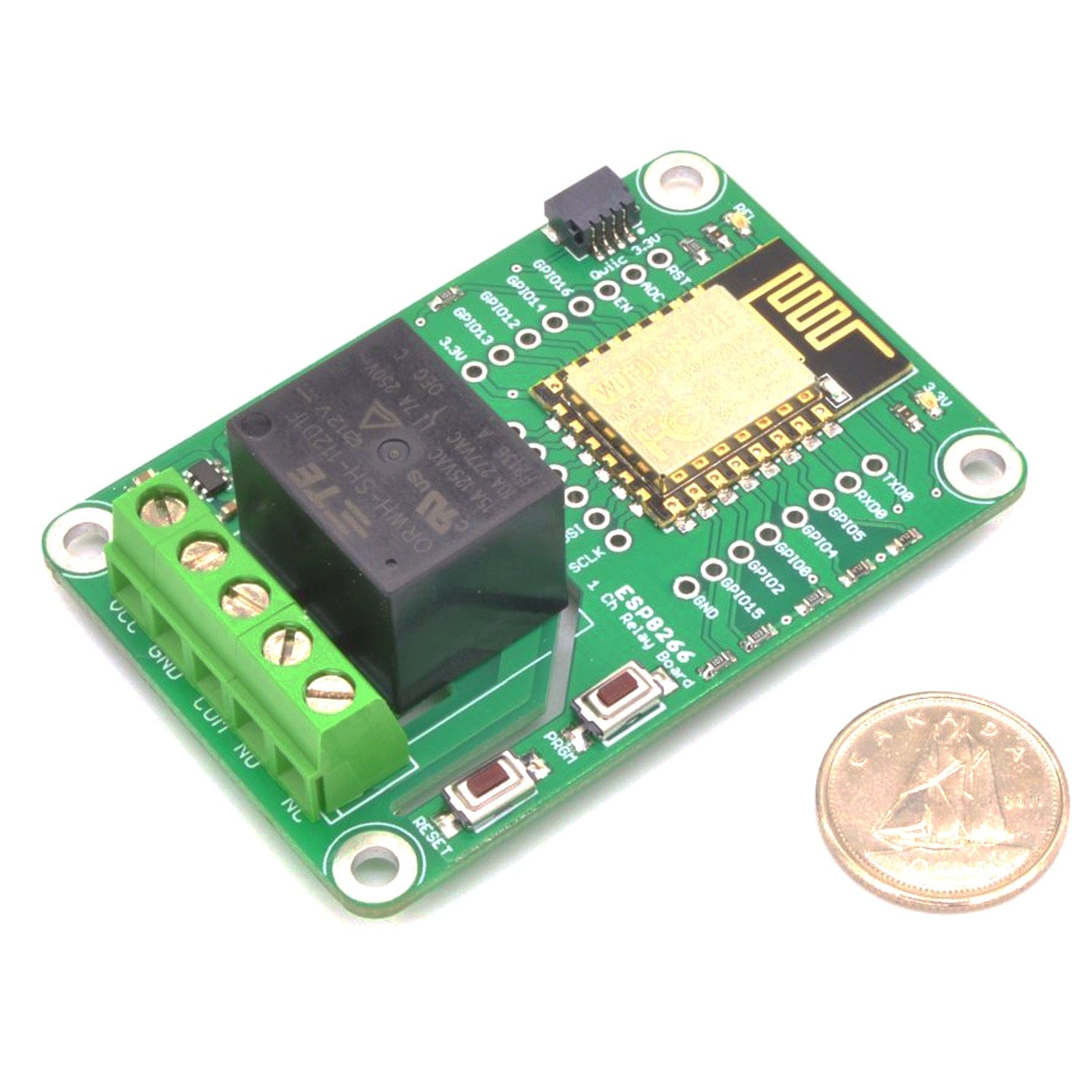 ESP8266 1 Channel Relay Board by BCRobotics - The Pi Hut