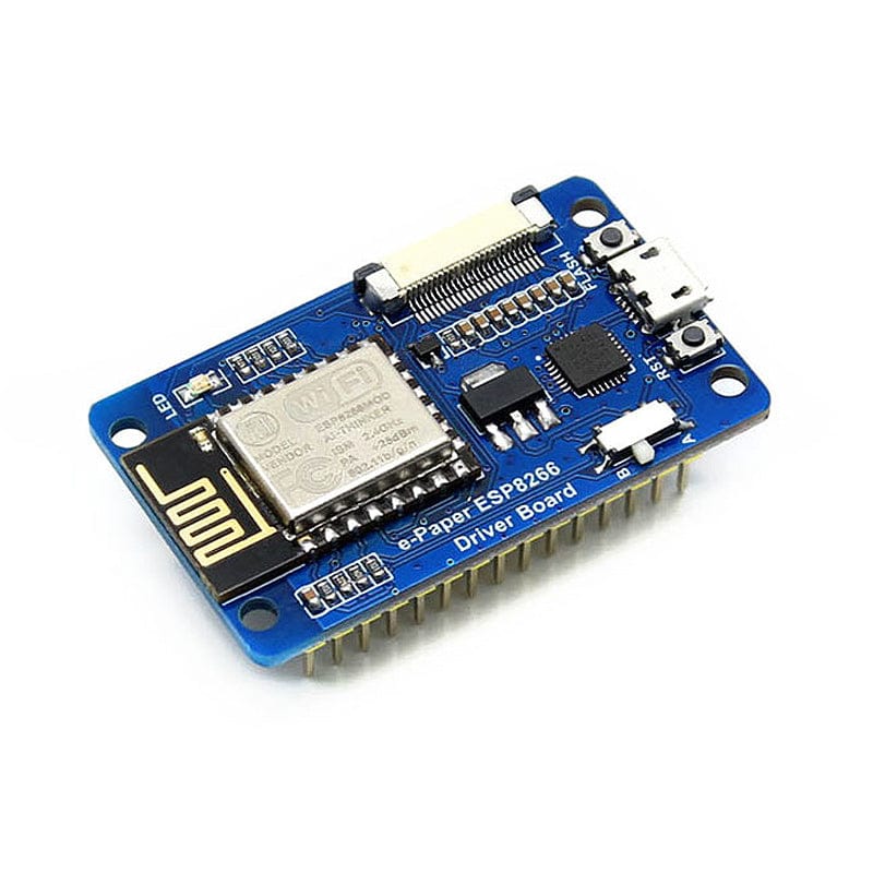 ESP8266 Driver Board for e-Paper e-Ink Raw Panels by Waveshare - The Pi Hut