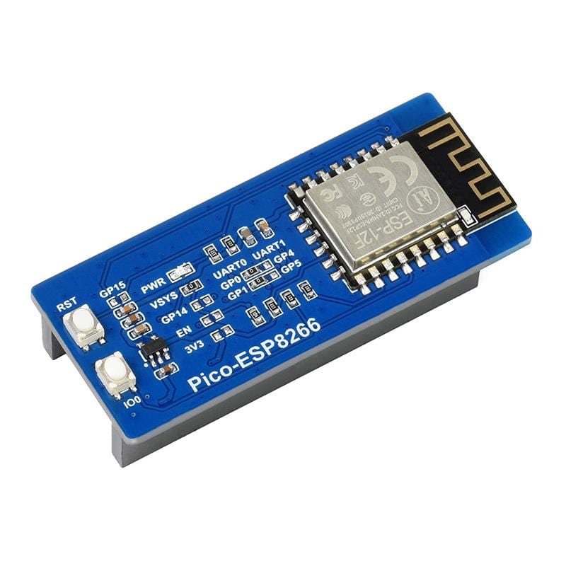 ESP8266 WiFi Module for Raspberry Pi Pico by Waveshare - The Pi Hut