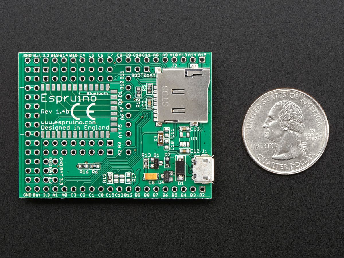 Espruino 1.4 - Open Source Javascript Microcontroller by Espruino - The Pi Hut