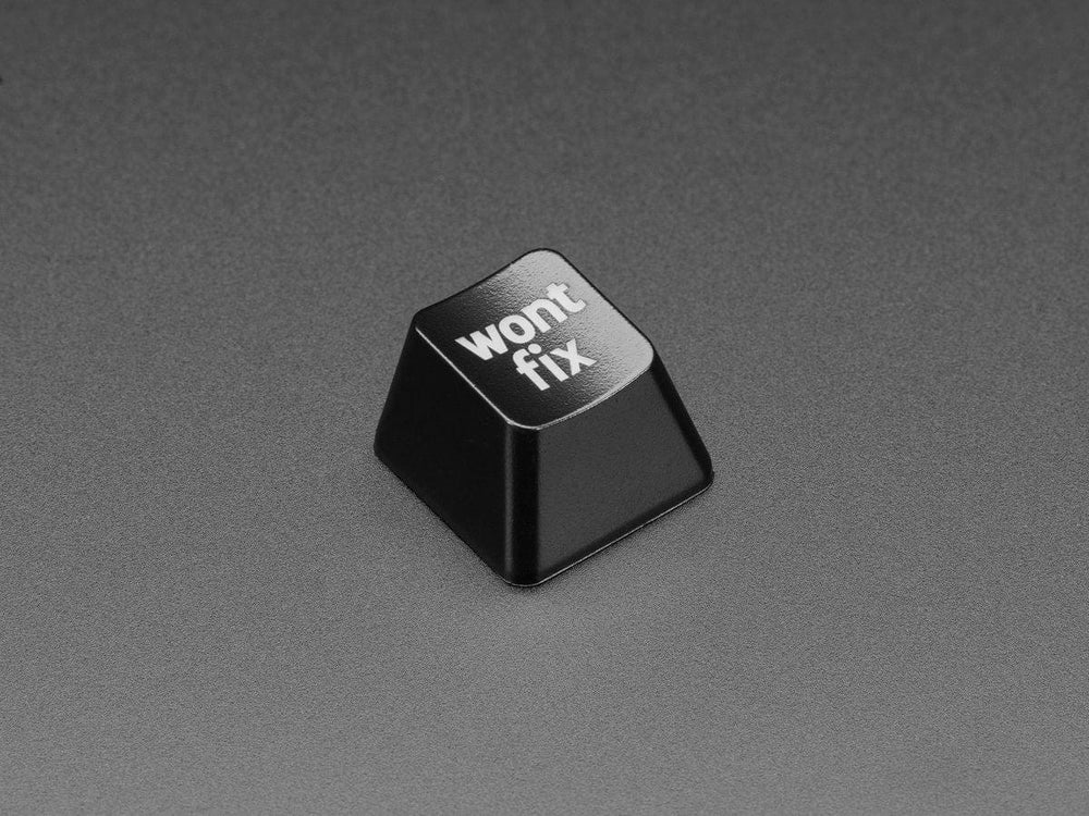 Etched Glow-Through Keycap with "wont fix" Text (MX Compatible Switches) by The Pi Hut - The Pi Hut