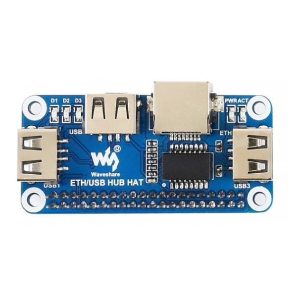 Ethernet and USB HUB HAT for Raspberry Pi by Waveshare - The Pi Hut