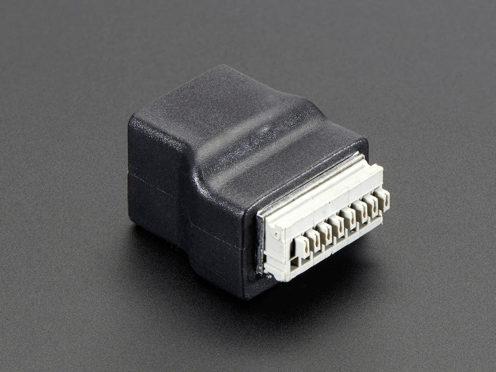 Ethernet RJ45 Female Socket Push-Terminal Block by The Pi Hut - The Pi Hut