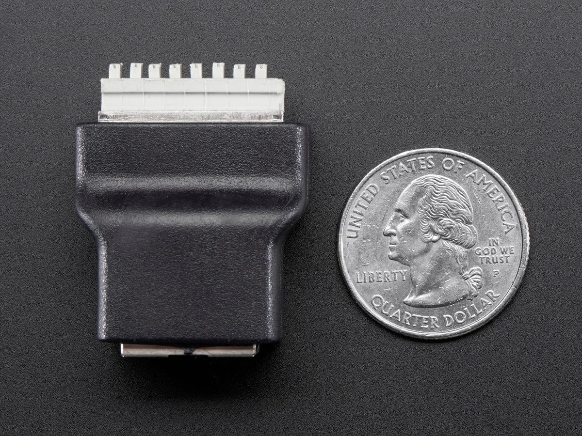 Ethernet RJ45 Female Socket Push-Terminal Block by The Pi Hut - The Pi Hut