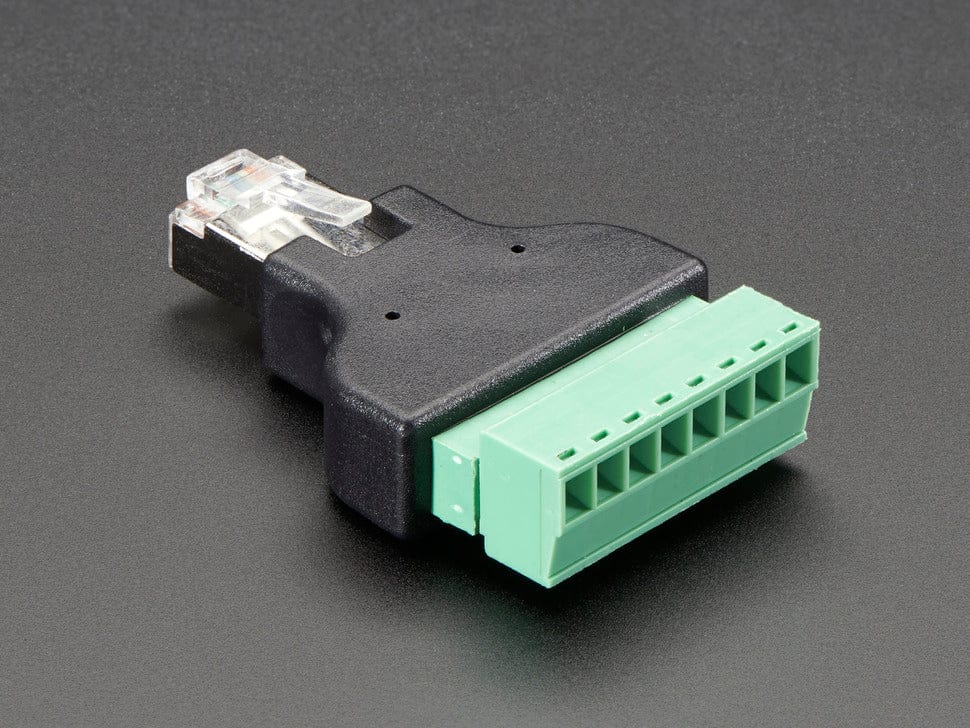 Ethernet RJ45 Male Plug Terminal Block by The Pi Hut - The Pi Hut