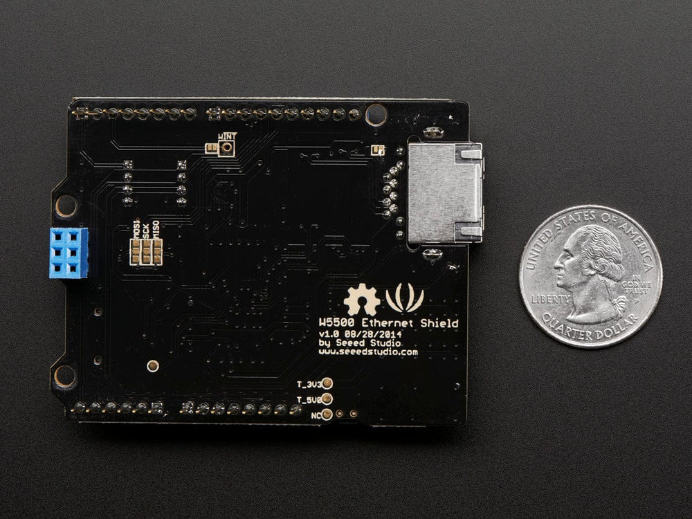 Ethernet Shield for Arduino - W5500 Chipset by Seeed - The Pi Hut