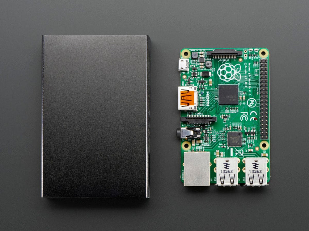 Extruded Aluminum Enclosure Box - 100mm x 67mm x 26mm by The Pi Hut - The Pi Hut