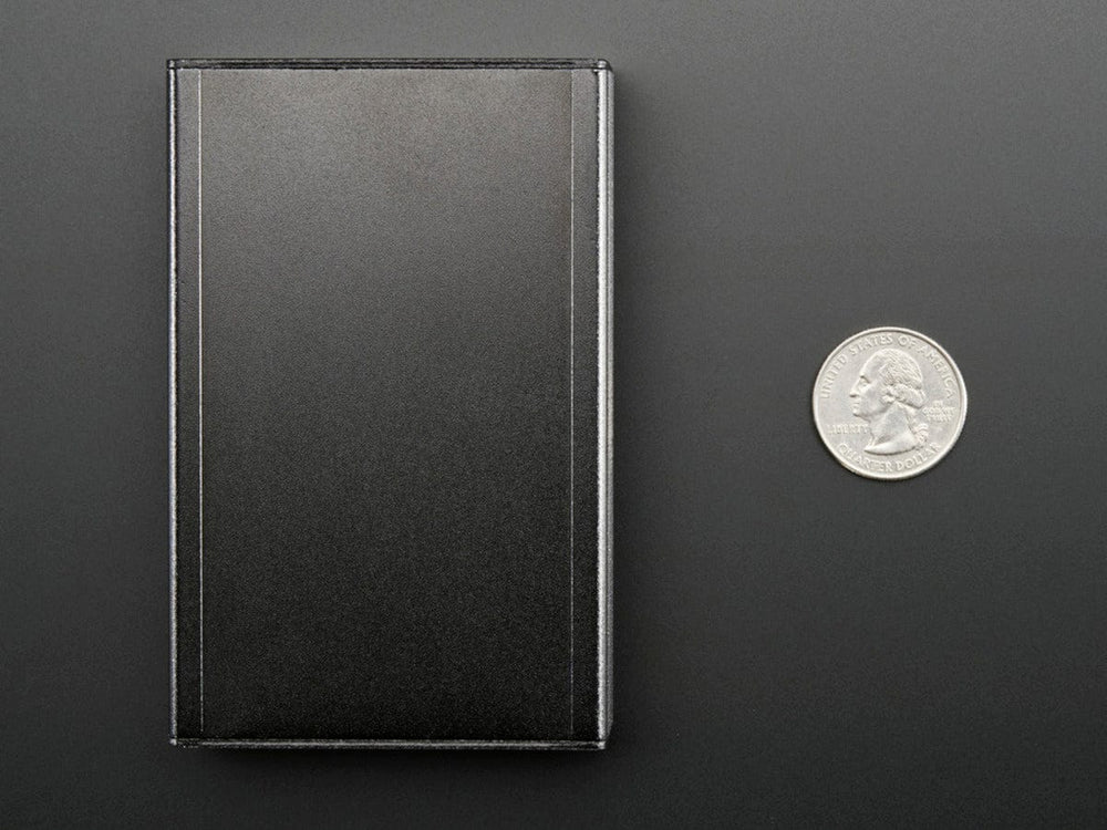 Extruded Aluminum Enclosure Box - 100mm x 67mm x 26mm by The Pi Hut - The Pi Hut