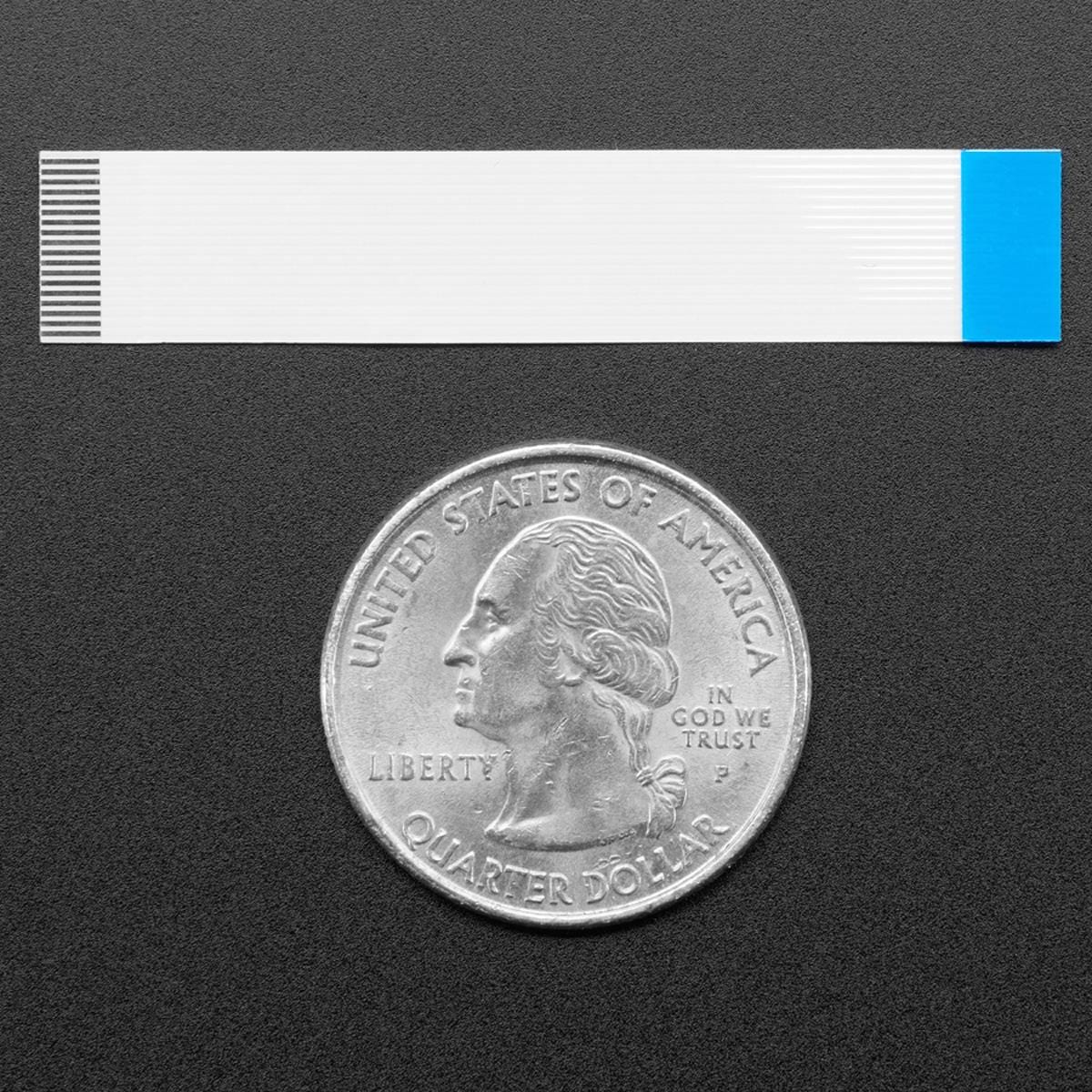 EYESPI Cable - 18-pin 50mm Long Flex PCB (FPC) A-B Type by The Pi Hut - The Pi Hut