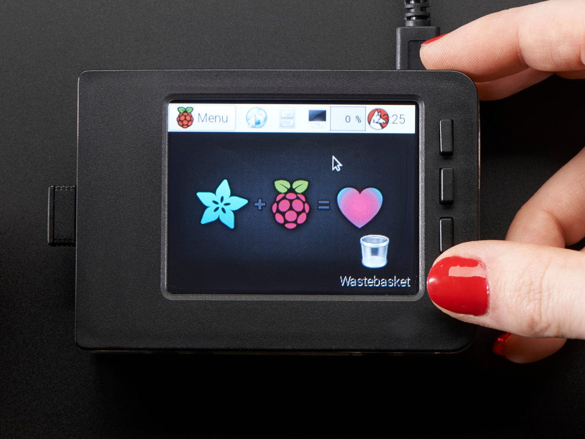 Faceplate and Buttons Pack for 2.8" PiTFTs (Raspberry Pi B+/2/3) by The Pi Hut - The Pi Hut