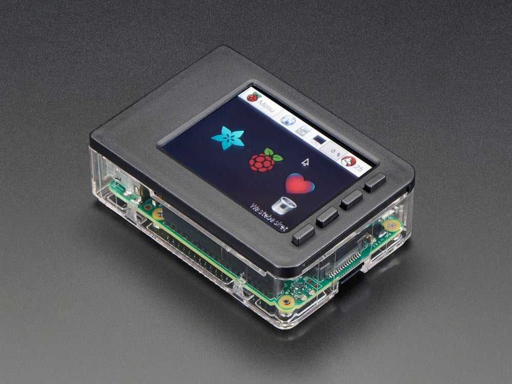 Faceplate and Buttons Pack for 2.8" PiTFTs (Raspberry Pi B+/2/3) by The Pi Hut - The Pi Hut