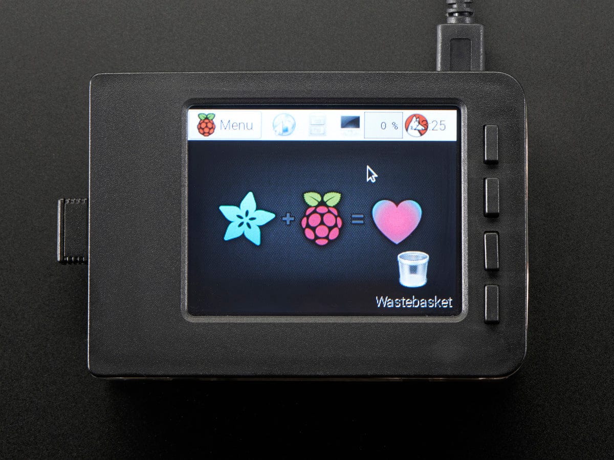 Faceplate and Buttons Pack for 2.8" PiTFTs (Raspberry Pi B+/2/3) by The Pi Hut - The Pi Hut