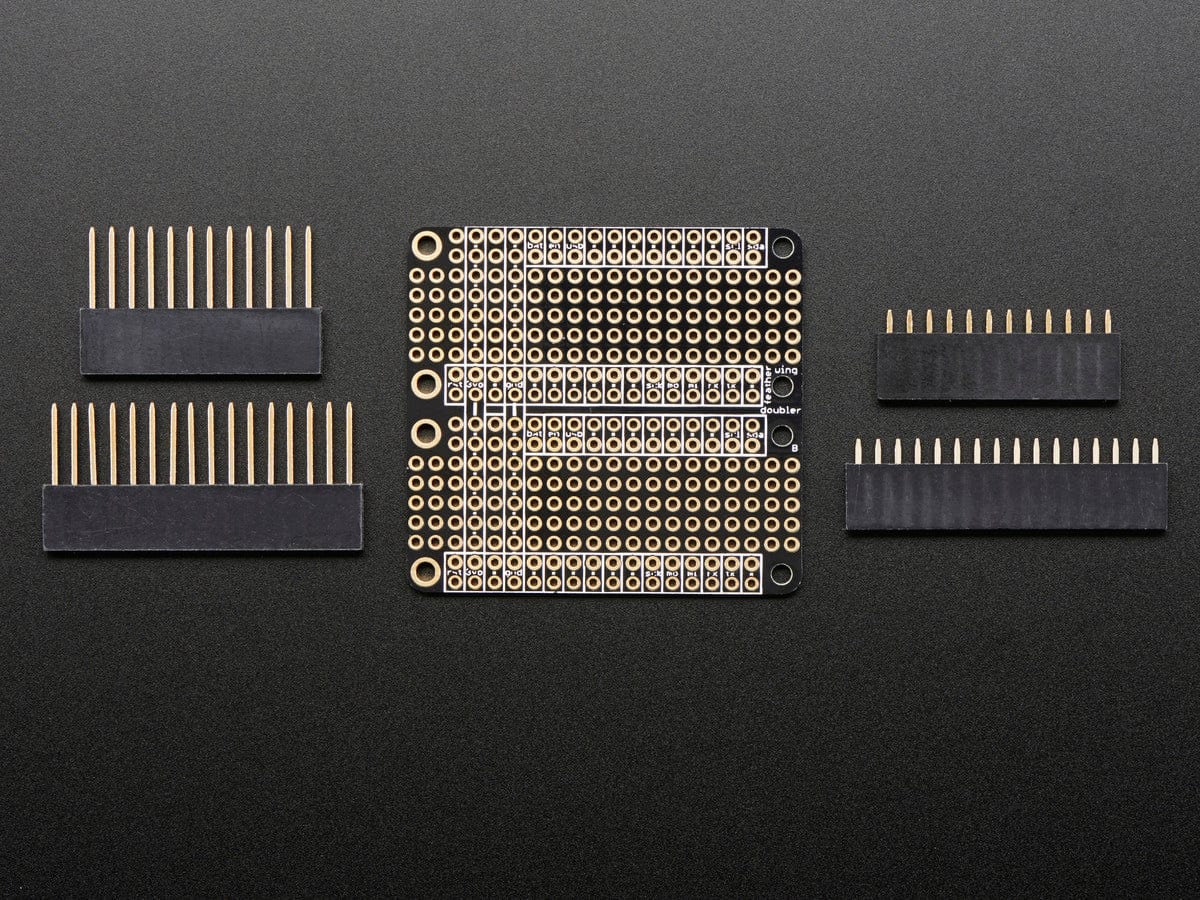 FeatherWing Doubler - Prototyping Add-on For All Feather Boards - The Pi Hut