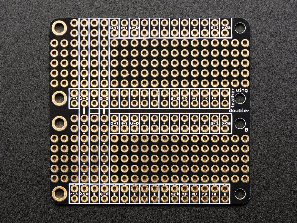 FeatherWing Doubler - Prototyping Add-on For All Feather Boards by Adafruit - The Pi Hut