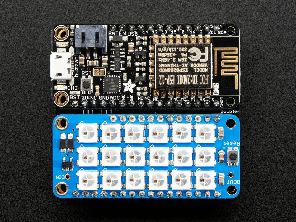 FeatherWing Doubler - Prototyping Add-on For All Feather Boards by Adafruit - The Pi Hut